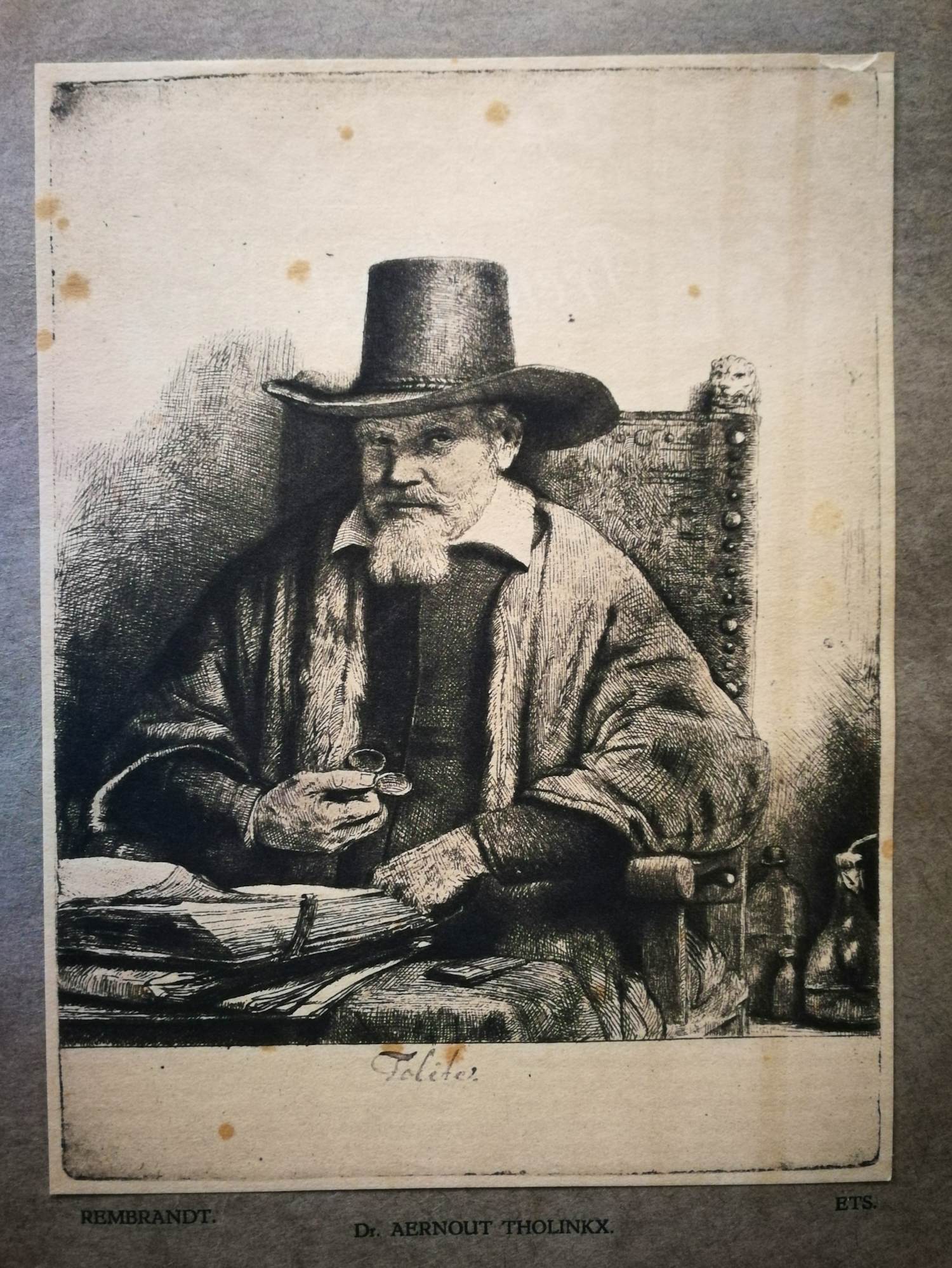 Rembrandt van Rijn - Portret Arnout Tholinx. kopen? Bied vanaf 79!