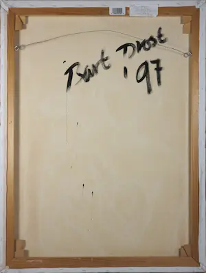 Bart Drost - Gouache op papier, Moeder & kind - Ingelijst kopen? Bied vanaf 75!