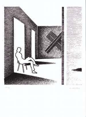 Antoon de Clerck - Zittend figuur verkocht voor € 35!