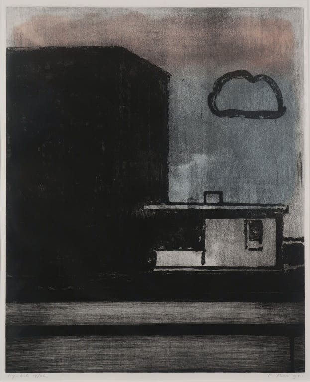 Peter Bes - Peter Bes: Ets, Stad - Ingelijst kopen? Bied vanaf 20!