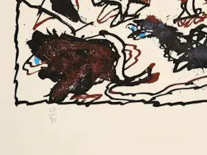 Pierre Alechinsky - Vivier - 1988 kopen? Bied vanaf 875!