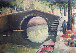 Chris de Bruijn - Delft bloemenmarkt kopen? Bied vanaf 150!
