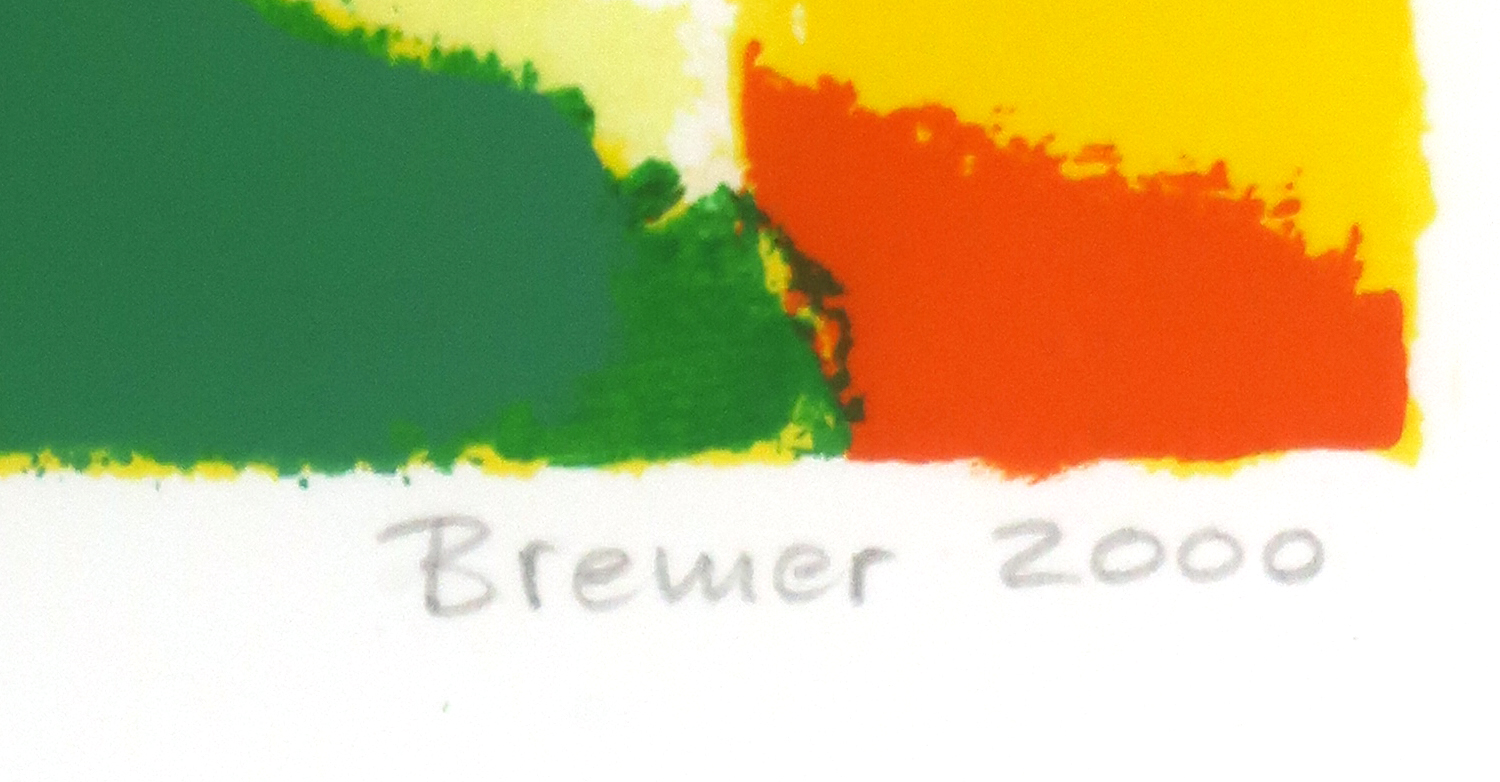 Saskia Bremer - Zeefdruk, New Age b.1 - Ingelijst kopen? Bied vanaf 1!