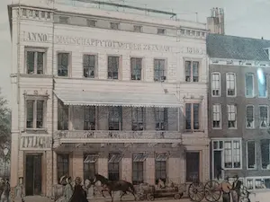 Pieter Trap - Het gebouw der maatschappij tot nut der zeevaart (aan de Boompjes - Rotterdam) kopen? Bied vanaf 1!