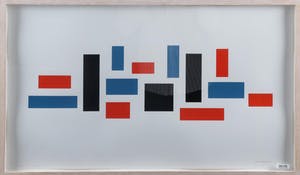 Joost Baljeu - Zeefdruk: Geometrische compositie kopen? Bied vanaf 595!