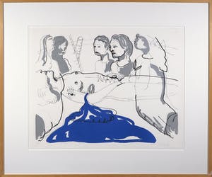 Rinke Nijburg - Litho, De ontmoeting - Ingelijst kopen? Bied vanaf 1!