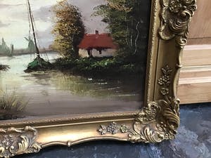 Niet of onleesbaar gesigneerd - Voor anker. kopen? Bied vanaf 1!