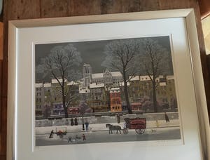 Michel Delacroix - La Neige sur la Seine kopen? Bied vanaf 400!