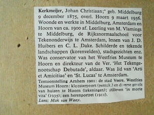 Johan Christiaan Kerkmeijer - Aquarel - Bloemen kopen? Bied vanaf 40!