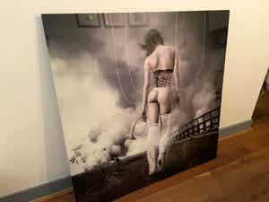 Niet of onleesbaar gesigneerd - Marionet vrouw verkocht voor € 1!