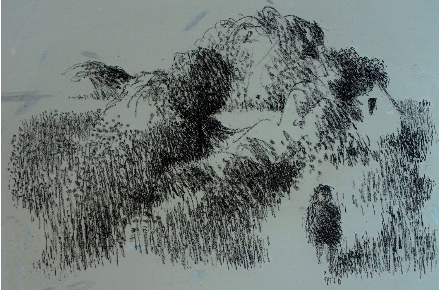 Metten Koornstra - Originele drukplaat , “Meisje in de duinen” – ca 1970 kopen? Bied vanaf 20!