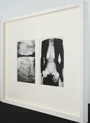 Buy Helmut Newton - Gesigneerde uitnodiging Vernissage Galerie Hans Mayer 2002? Bid from 790!