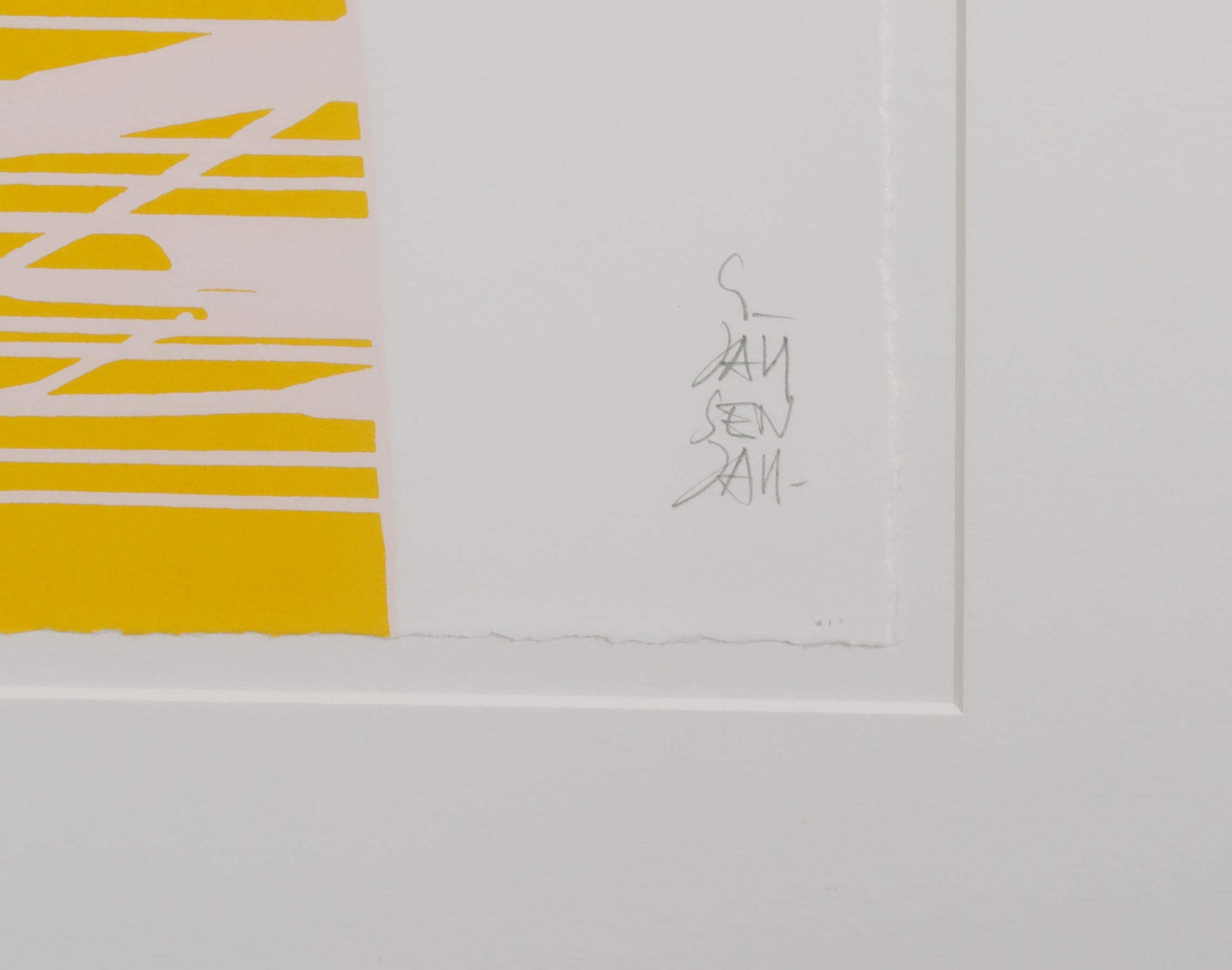 Geert Jan Jansen - Zeefdruk, Desert Tree 03 - Ingelijst (Groot) kopen? Bied vanaf 80!