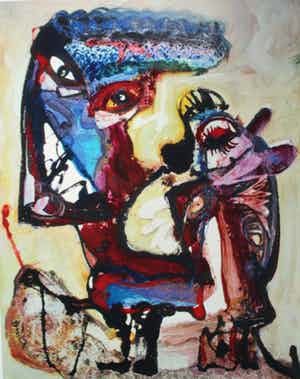 Jan te Wierik - Zonder Titel verkocht voor € 50!