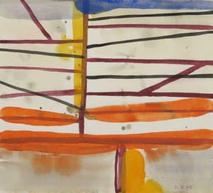 Dino Ruissen - Aquarel, Zonder titel - Ingelijst kopen? Bied vanaf 50!