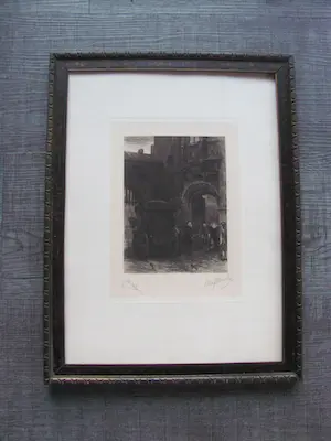 Willem Steelink (jr.) - potloodgesigneerde ets kopen? Bied vanaf 25!