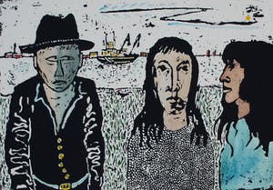 Frank Lodeizen - Zeefdruk: Zigeuners uit Amsterdam - 1989 kopen? Bied vanaf 55!