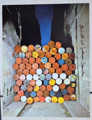 Christo - Oil Barrels en Coast: 2 offsets Taschen handgesigneerd kopen? Bied vanaf 50!