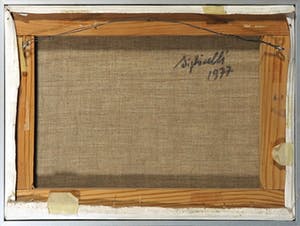 Gerard Sighicelli - Olieverf op doek, Zonder titel - Ingelijst kopen? Bied vanaf 150!