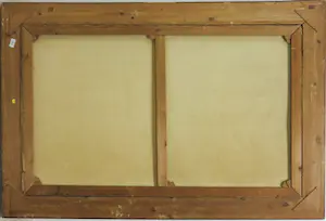 Niet of onleesbaar gesigneerd - Olieverf op doek, Bloemstilleven met beeld - Ingelijst (Zeer Groot) kopen? Bied vanaf 1!