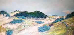 Adriaan Keus - Soesterduinen - olie op doek, gesigneerd l.o. verkocht voor € 145!