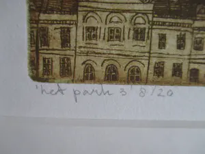 Annemarie Petri - Ets "Het park 3" kopen? Bied vanaf 10!