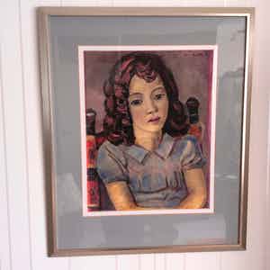 Otto van Rees - Voorstudie van een olieverfschilderij van een familielid verkocht voor € 175!