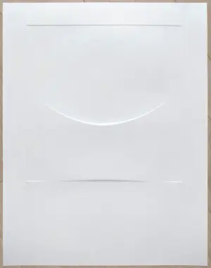 Harry van Kuyk - Geometrische compositie, reliëfdruk kopen? Bied vanaf 195!