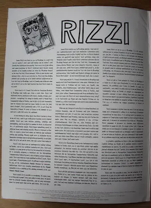 James Rizzi - printbook: met zes prints en een zeefdruk op de voorzijde(Nieuw!) kopen? Bied vanaf 50!