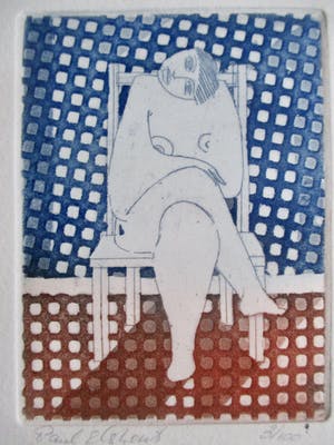 Paul Elshout - Ets gesigneerd kopen? Bied vanaf 20!