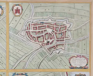 Frederik de Wit - Woerden, Oudewater Schoonhoven, Delfshaven Oude Kaart 1698 kopen? Bied vanaf 150!