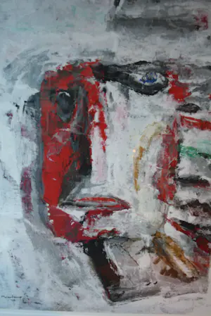 Nico Molenkamp - Ontmaskerd - (zeer grote zeefdruk) kopen? Bied vanaf 1!