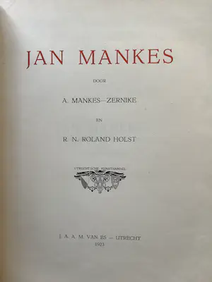 Jan Mankes - Boek 1923 - Zeldzame Gelimiteerde Uitgave kopen? Bied vanaf 700!