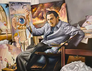 Alfonso Moreno - Salvador Dali in zijn atelier in New York kopen? Bied vanaf 495!