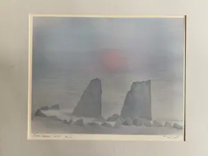 Buy Fred Koot - Kleine oplage Litho - Zen-boeddhisme serie - "Kare Sansui" potloodgesigneerd? Bid from 29!