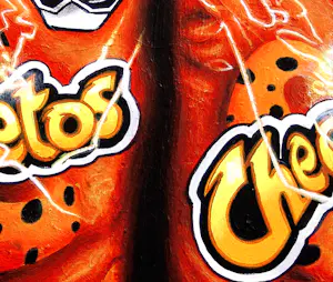 Gerard Boersma - Cheetos (Stilleven van twee zakken Cheetos kaaschips ) kopen? Bied vanaf 125!