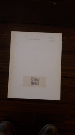 Dieter Roth - Persfoto Dieter Roth - Galerie Klewan kopen? Bied vanaf 1!