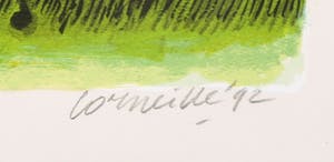 Corneille - Litho, Het oog van de zomer - Ingelijst + linnen map met boek! kopen? Bied vanaf 1!