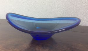 Per Lutken - BLAUWE GLAZEN SCHAAL kopen? Bied vanaf 15!