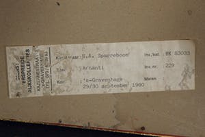 Henk Sparreboom - Ashanti - 1980 - gouache en aquarel op papier kopen? Bied vanaf 20!