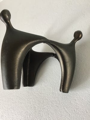 Corry Ammerlaan - Glazen schaal op sculptuur kopen? Bied vanaf 45!