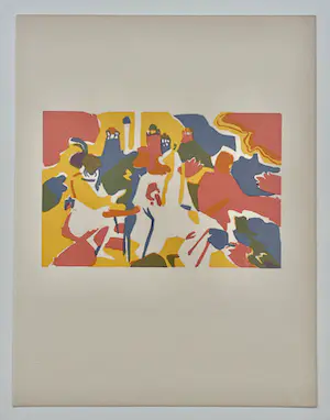 Wassily Kandinsky - Orientalisches. Original-Farbholzschnitt 1913, Roethel 106 kopen? Bied vanaf 88!