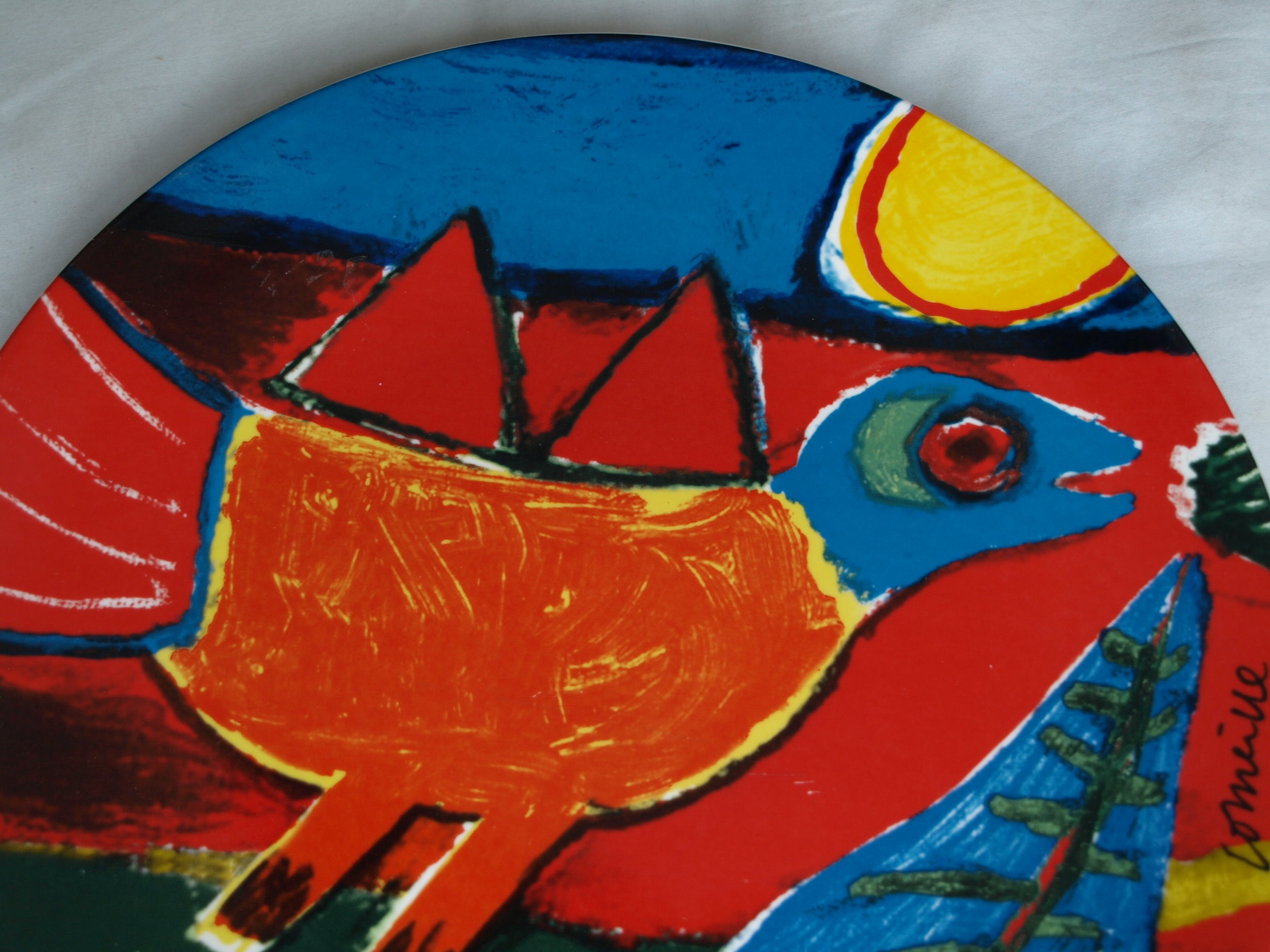 Corneille - Porseleinen serveerschaal met de doos, L' été Commençant kopen? Bied vanaf 15!