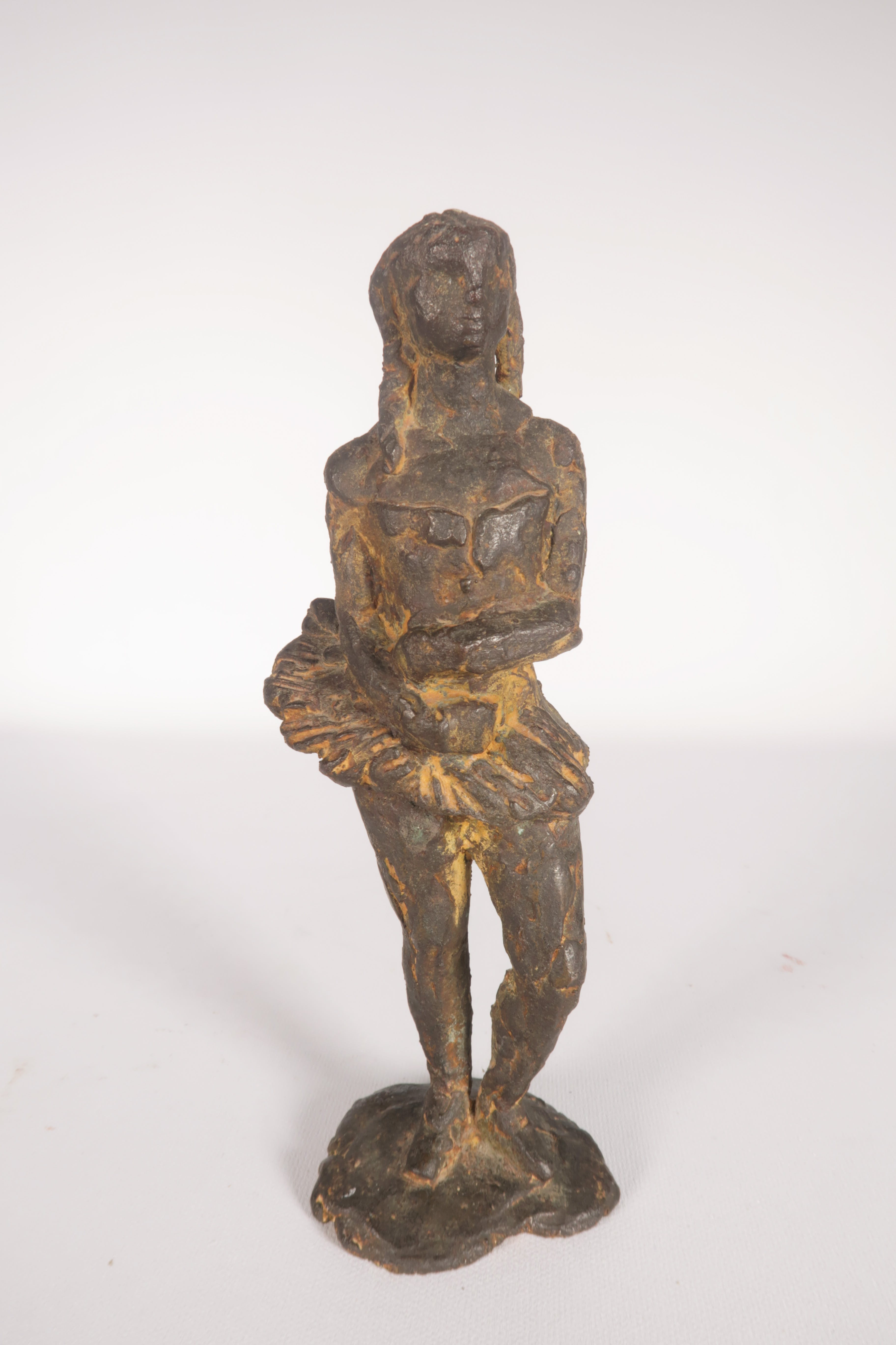 Cephas Stauthamer - Bronzen beeld, Danseres, Gemonogrameerd verkocht voor € 350!