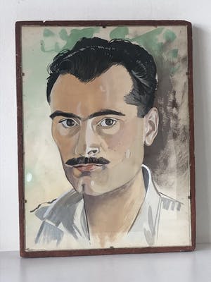 Niet of onleesbaar gesigneerd - Portret van een jonge man kopen? Bied vanaf 1!