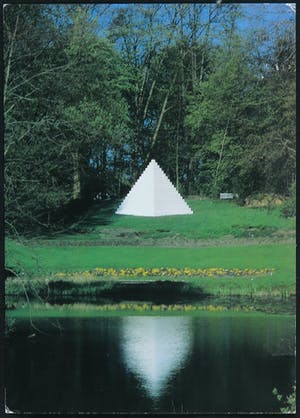 Sol LeWitt - Tekening in Oost-Indische inkt op ansichtkaart kopen? Bied vanaf 1!