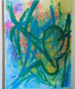 Marie-Christine Meersschaert - 2 grote kleurrijke composities kopen? Bied vanaf 39!