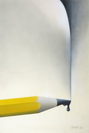 John Verberk - Gemengde techniek op papier, Potlood kopen? Bied vanaf 1!