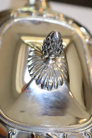 Antieke zilveren theepot, Bonebakker & Zoon Amsterdam, 1817-1825 kopen? Bied vanaf 1250!