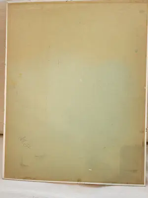 Frans de Wit - Surrealistisch schilderij 'Aan het strand' - circa 1960 kopen? Bied vanaf 175!